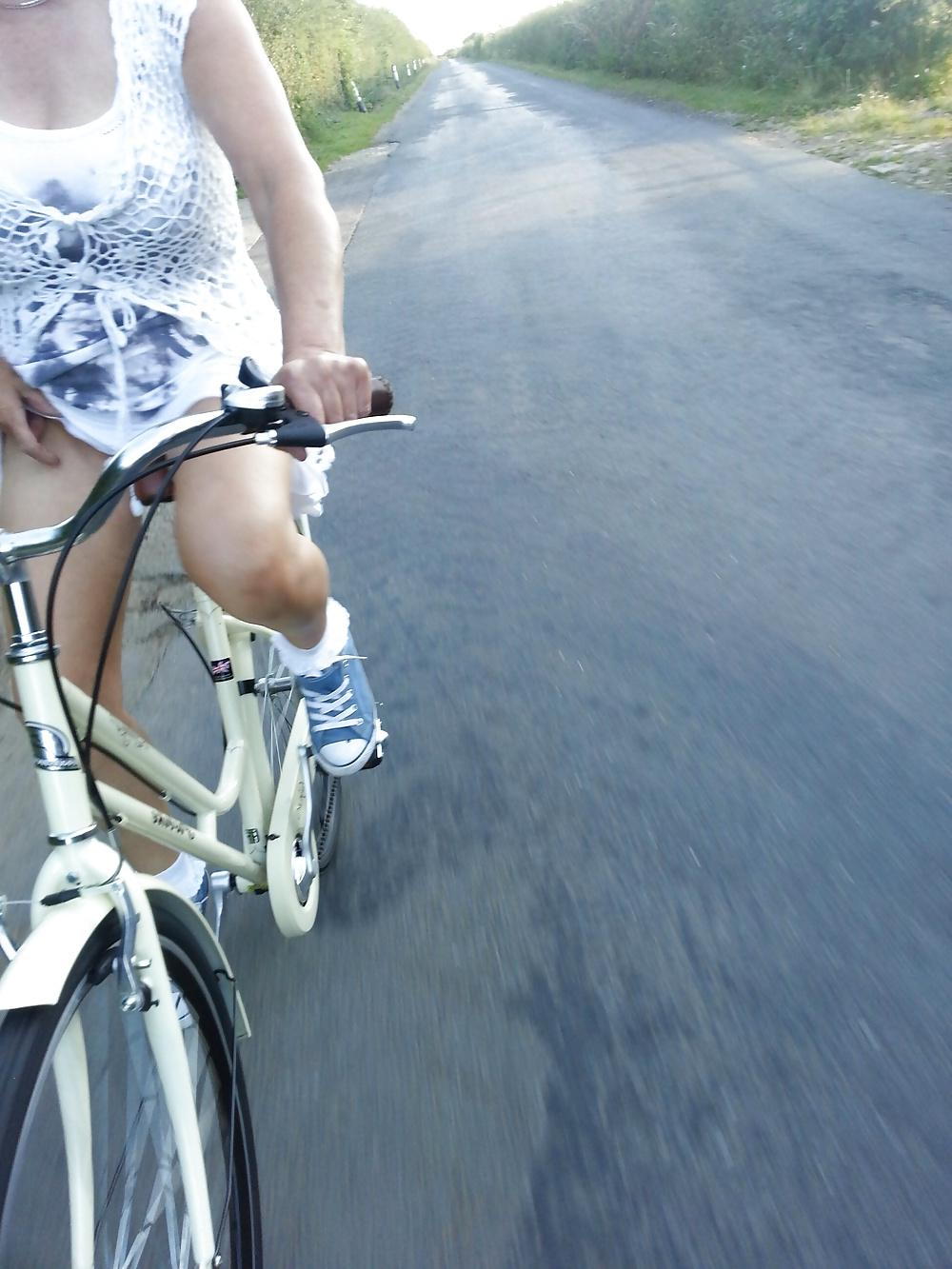 25P Kt out riding her bike
