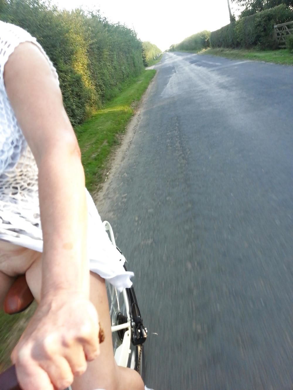 25P Kt out riding her bike