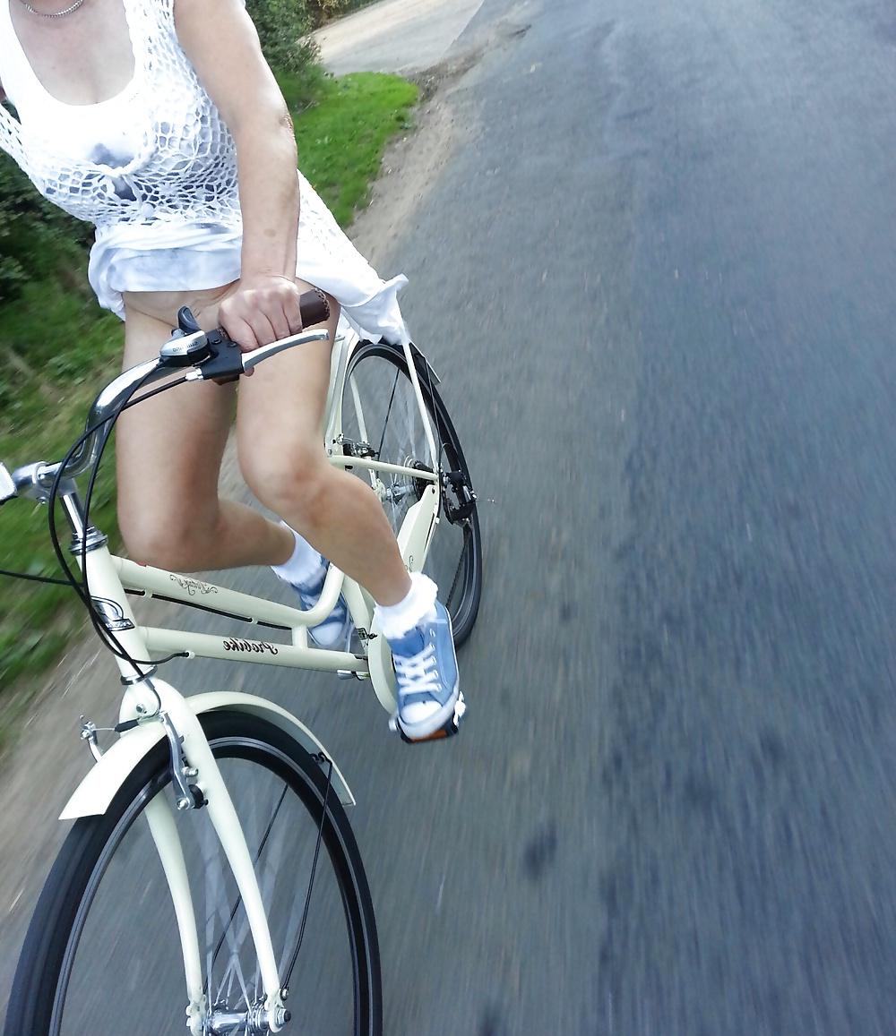 25P Kt out riding her bike