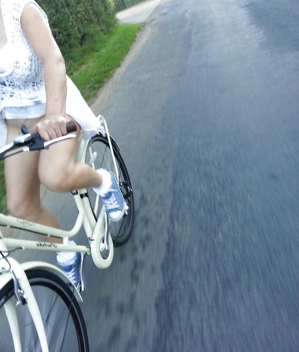 25P Kt out riding her bike