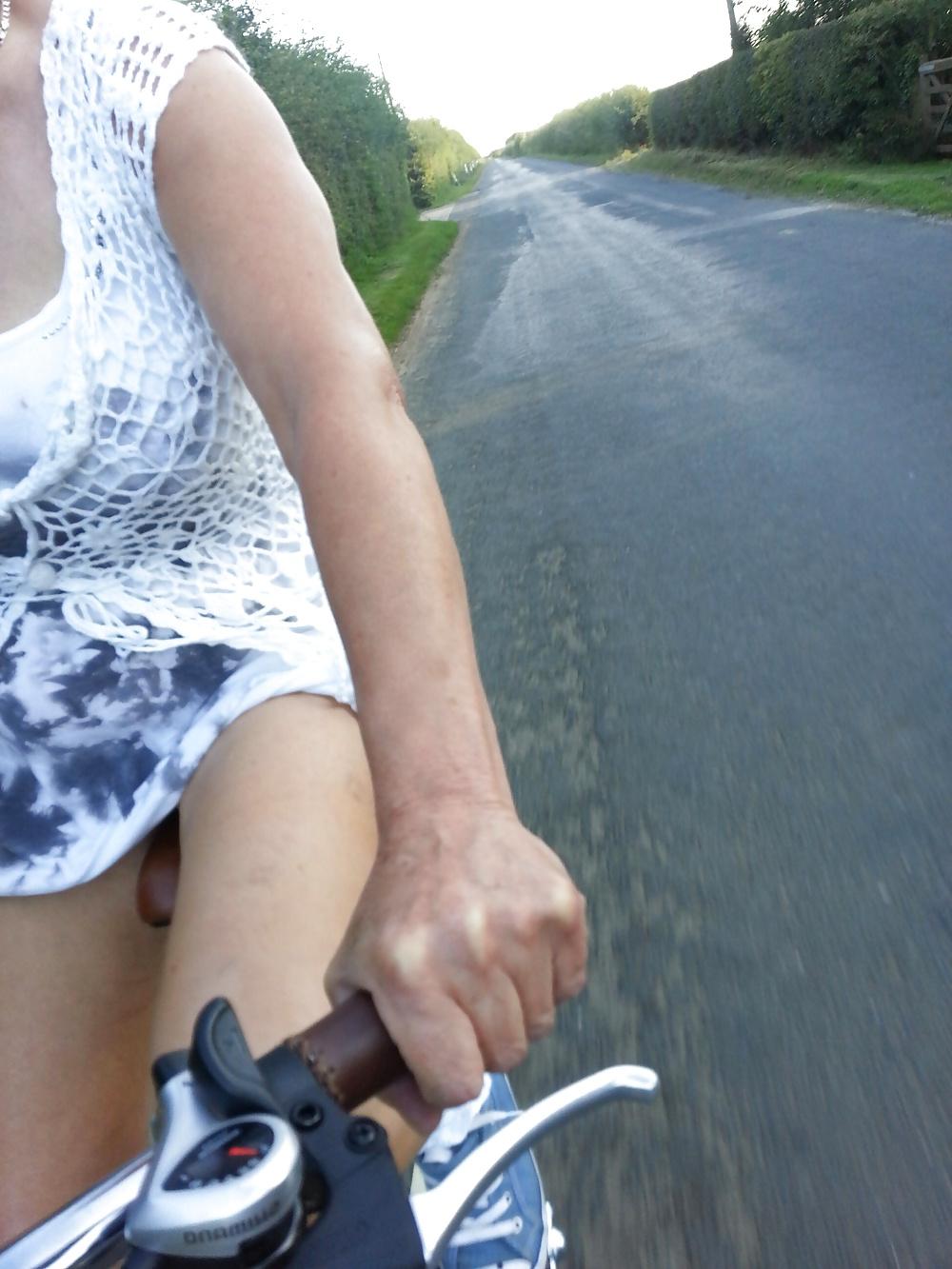 25P Kt out riding her bike