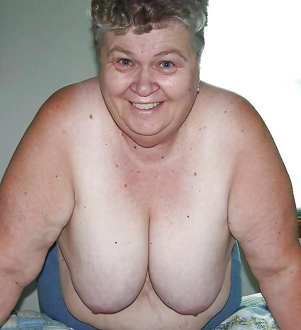 11P Super cute bbw granny