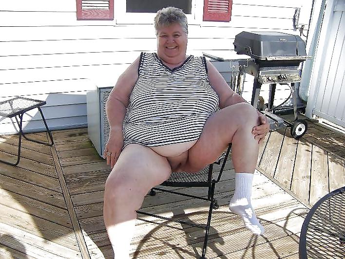 11P Super cute bbw granny