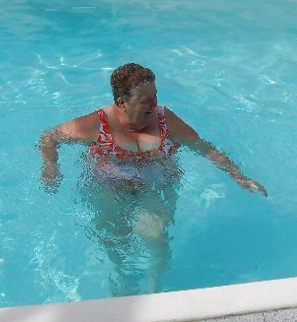 11P Super cute bbw granny