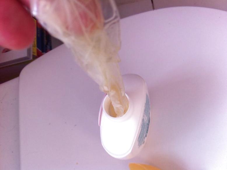 12P Nick using my cum in his wifes shower gel