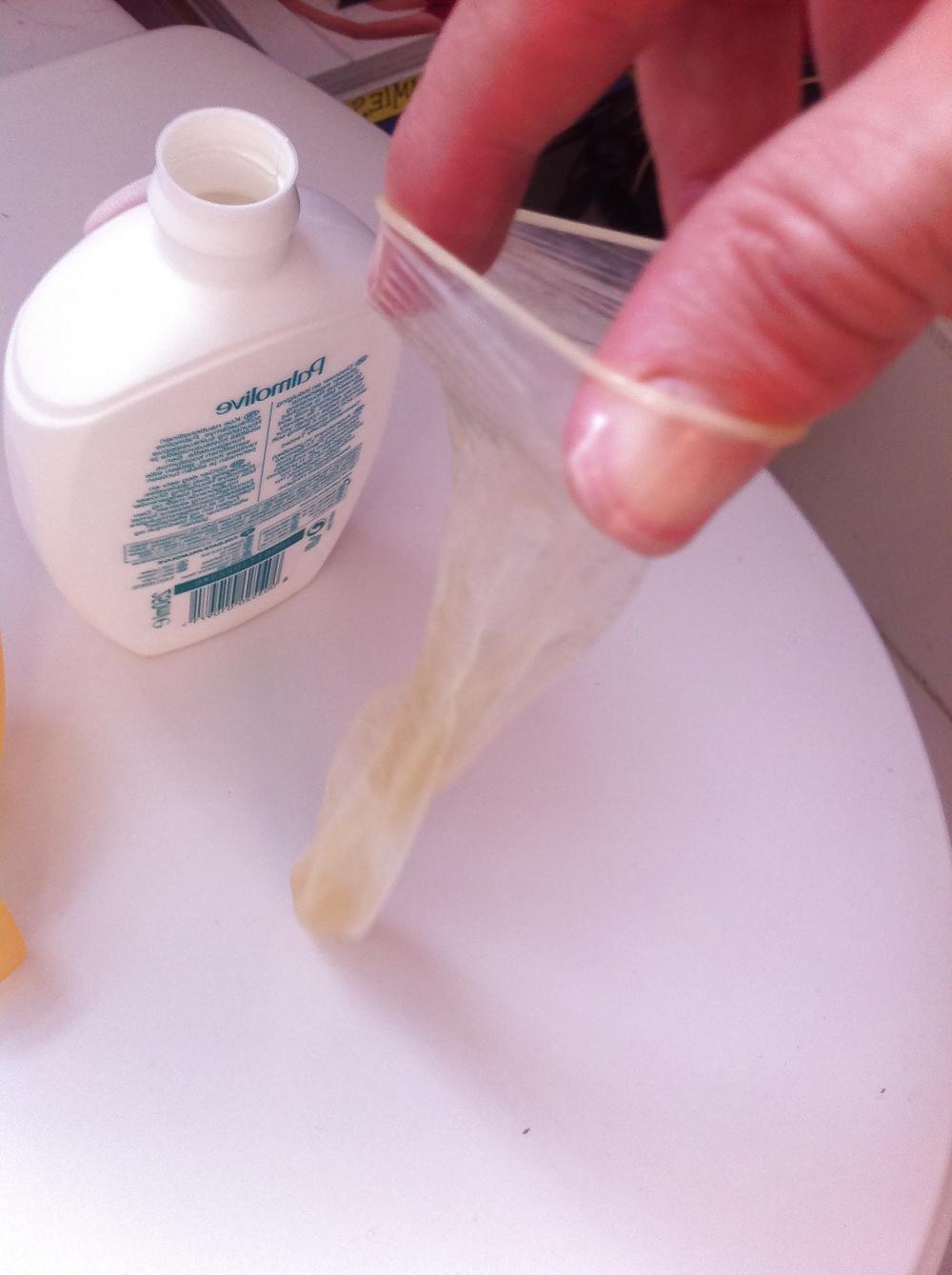 12P Nick using my cum in his wifes shower gel