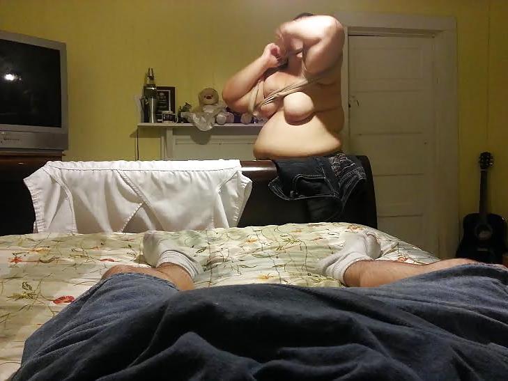 6P BBW wife with small and saggy boobs