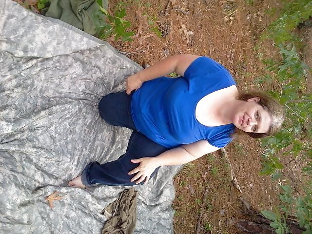 25P Bbw granddaughter of a klansman and a big black dildo