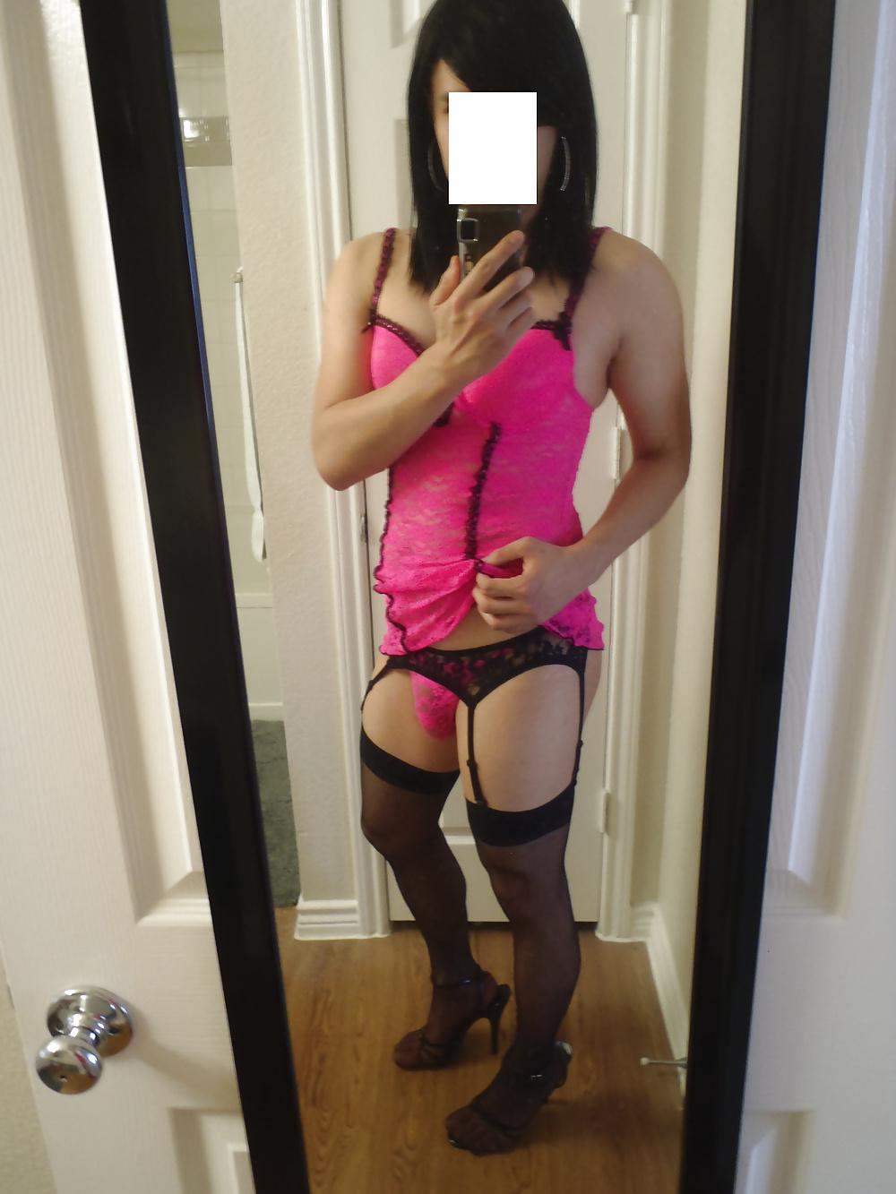 20P Pink Lace Babydoll