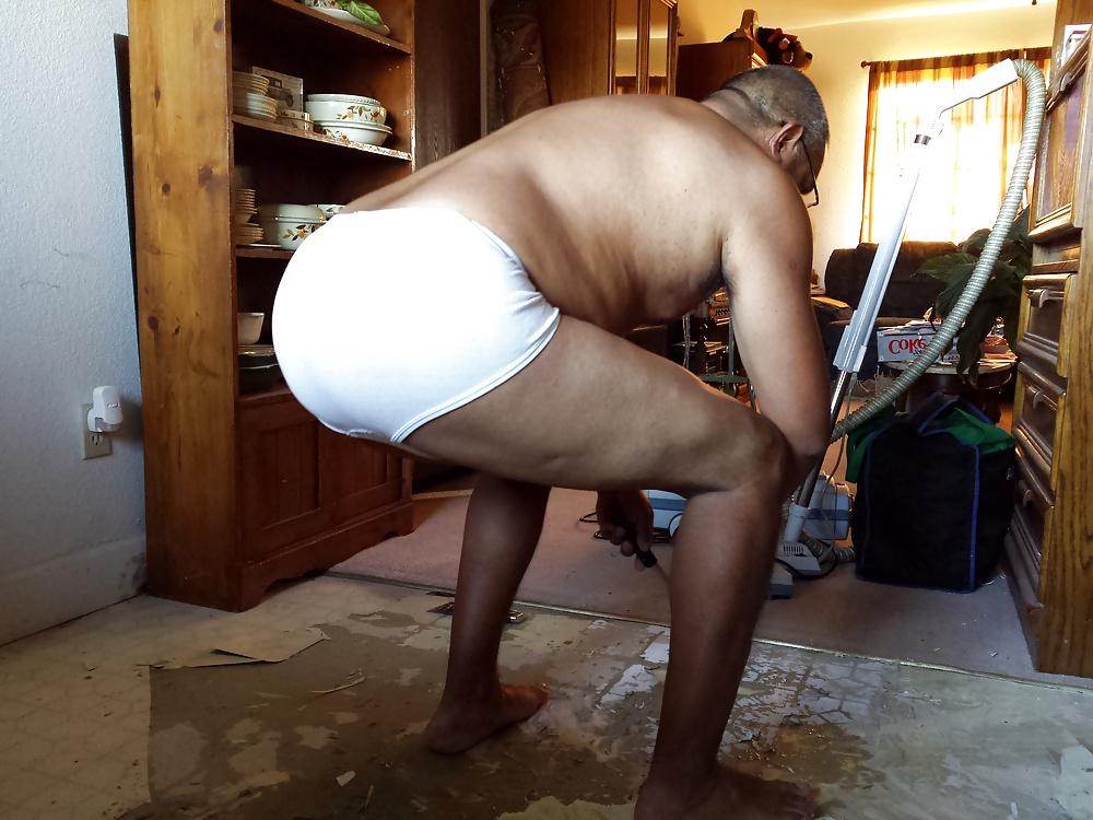 21P ... working on kitchen floor... 