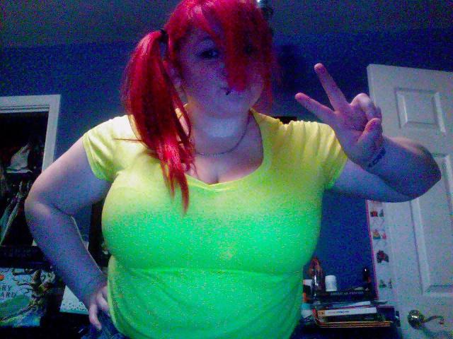 25P Super HUGE titted nerdy girl II