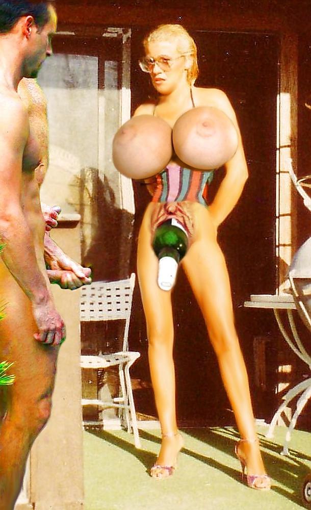 25P Standing naked on high heels in public 3