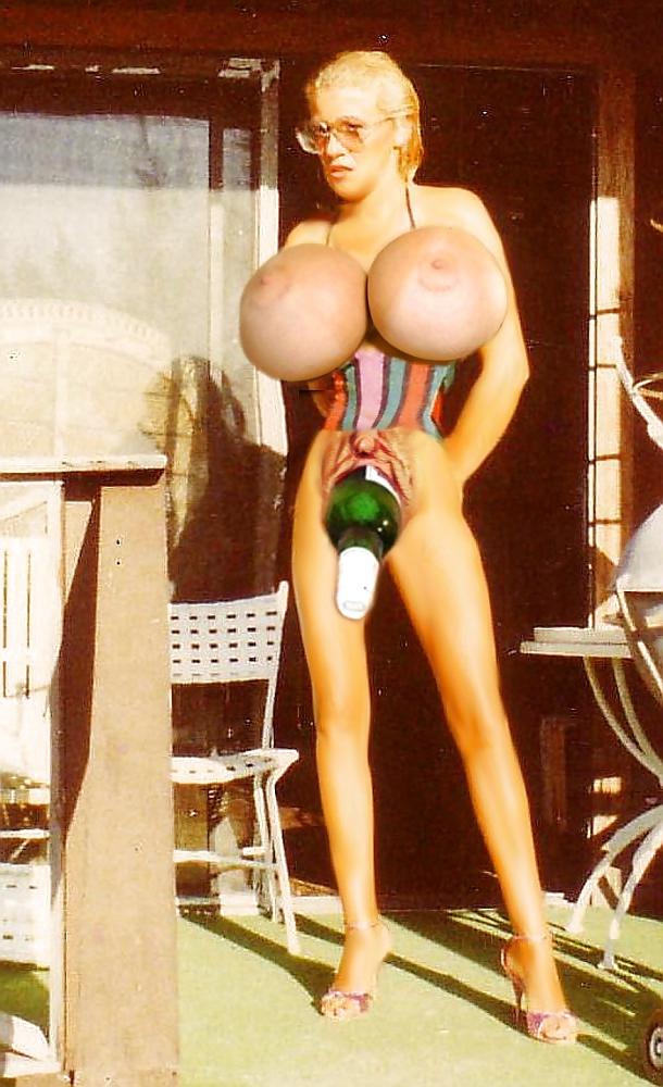 25P Standing naked on high heels in public 3