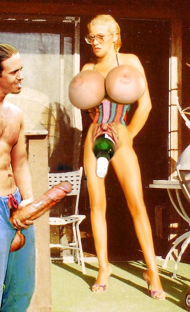 25P Standing naked on high heels in public 3
