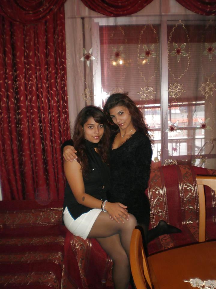 13P Turkish brunette stepsisters! Which one would you fuck?