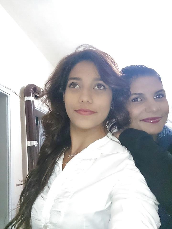 13P Turkish brunette stepsisters! Which one would you fuck?