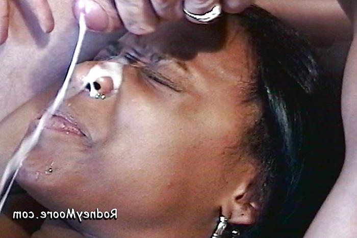 25P Amateur Black Girl facials
