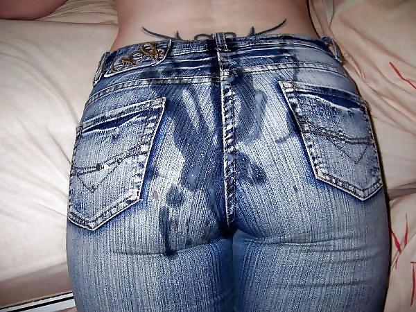 12P KEY - Cum on Clothes 13  Wet Jeans & filled Cleavage