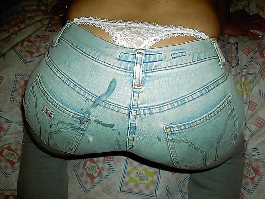 12P KEY - Cum on Clothes 13  Wet Jeans & filled Cleavage