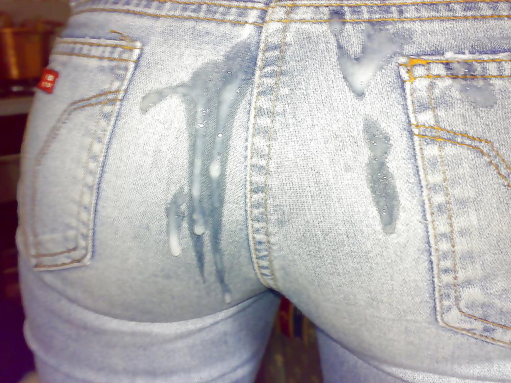 12P KEY - Cum on Clothes 13  Wet Jeans & filled Cleavage
