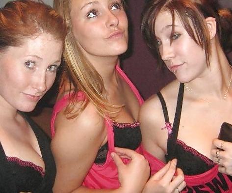 25P Danish teens-209-210-wet t-shirt cleavage costume 