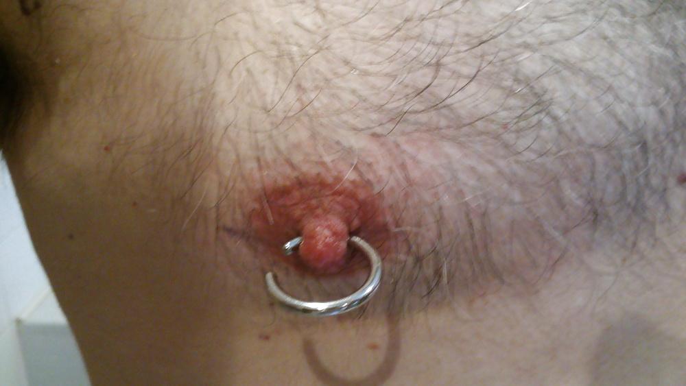 6P Piercing my nipple - again