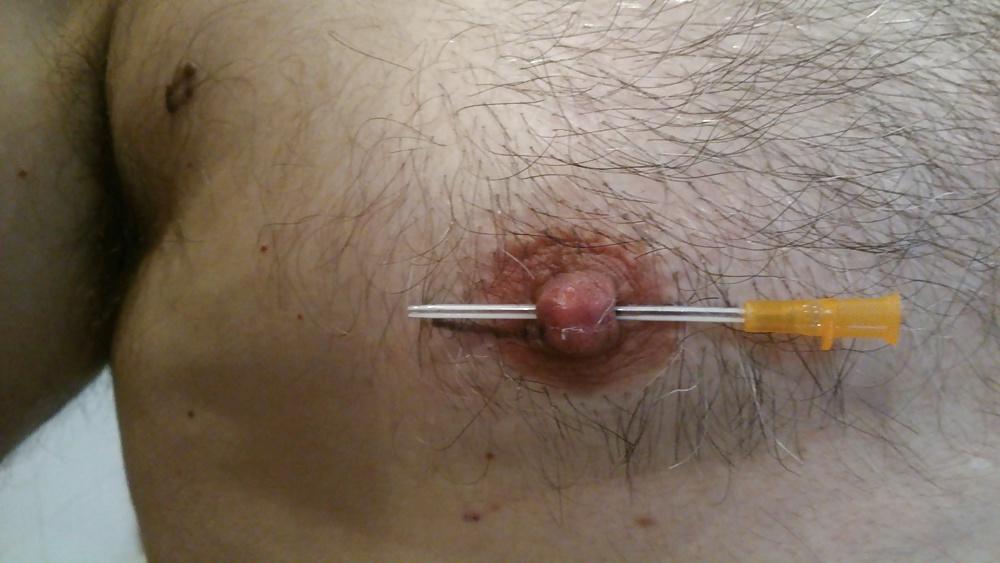 6P Piercing my nipple - again