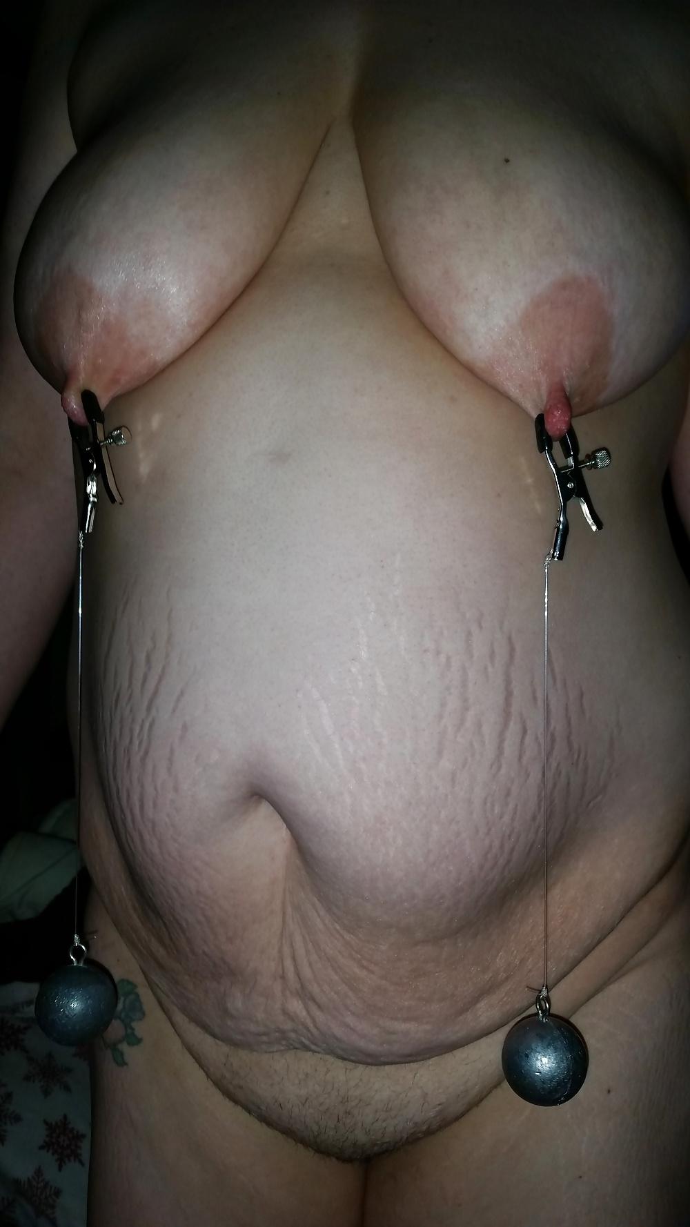 9P Bbw submissive pain weight training.