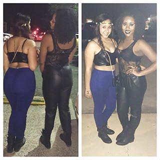 13P Dark chocolate downblouse and cleavage