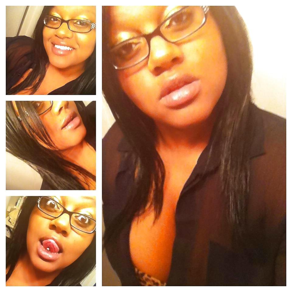 13P Dark chocolate downblouse and cleavage