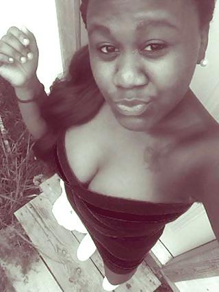 13P Dark chocolate downblouse and cleavage