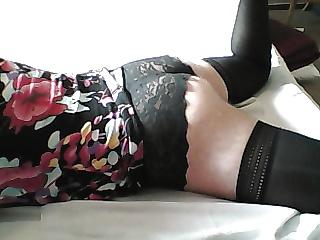 5P Lace panties n holdups