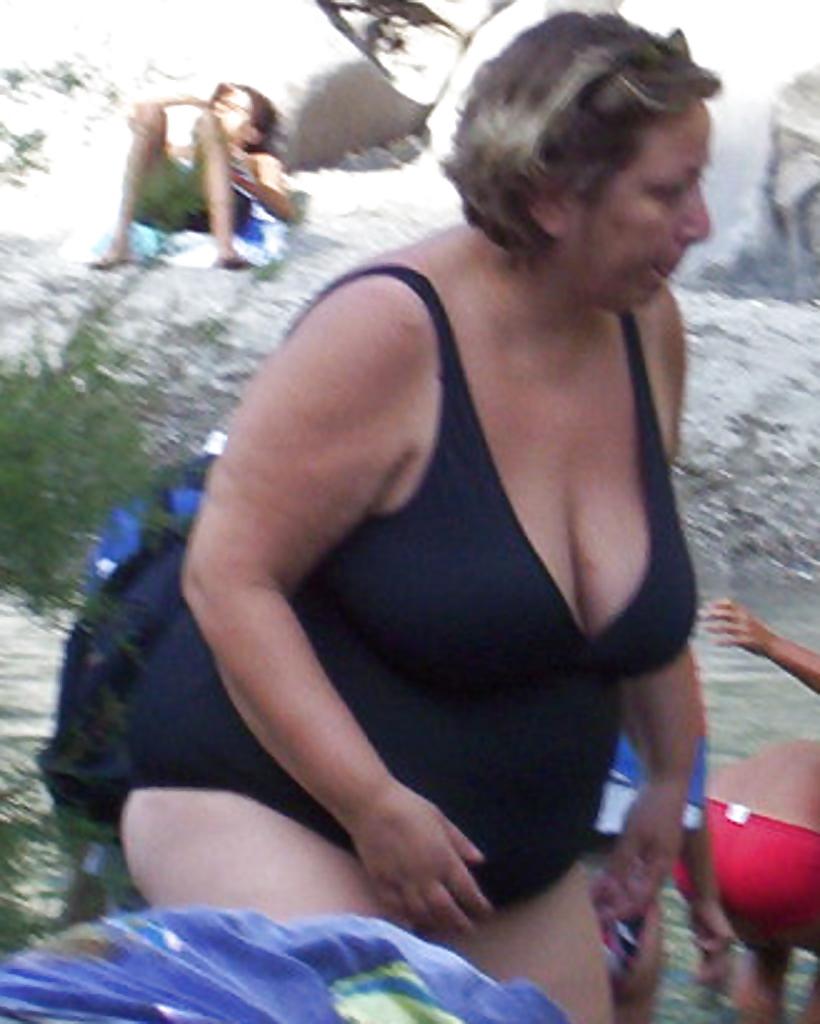 8P Candid BBW Mom One Piece