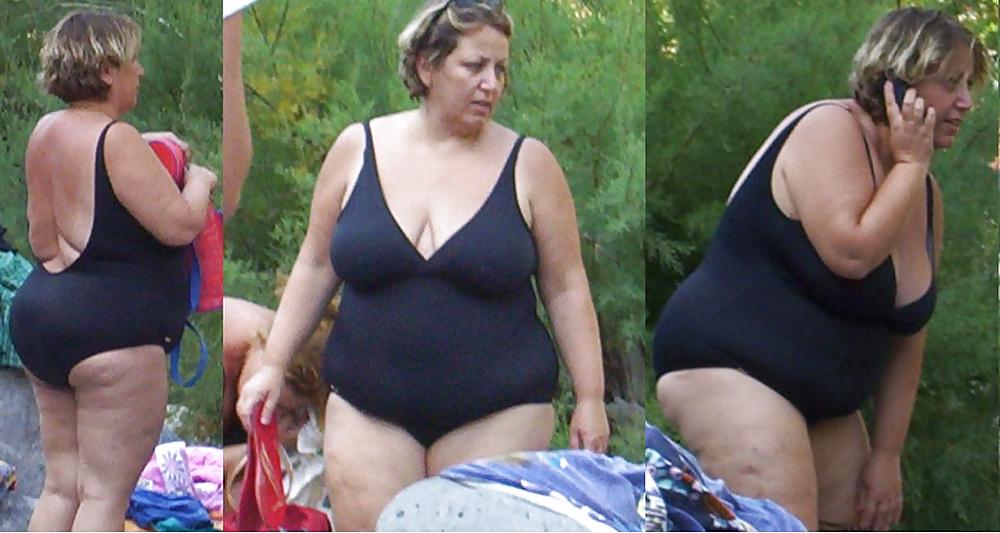 8P Candid BBW Mom One Piece