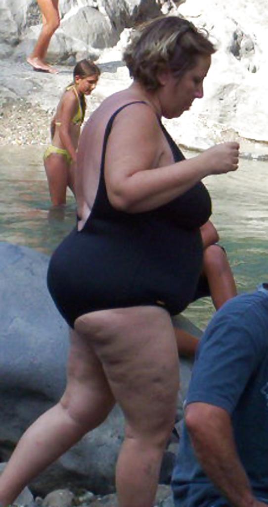 8P Candid BBW Mom One Piece