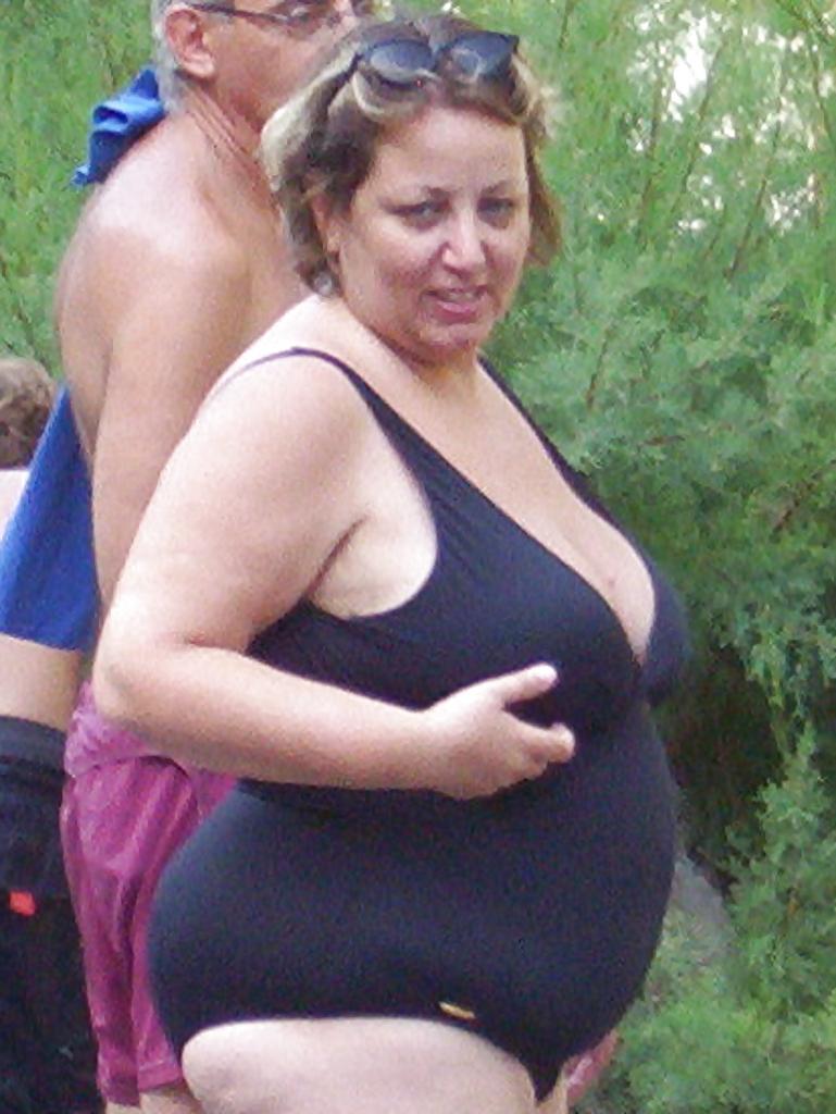 8P Candid BBW Mom One Piece