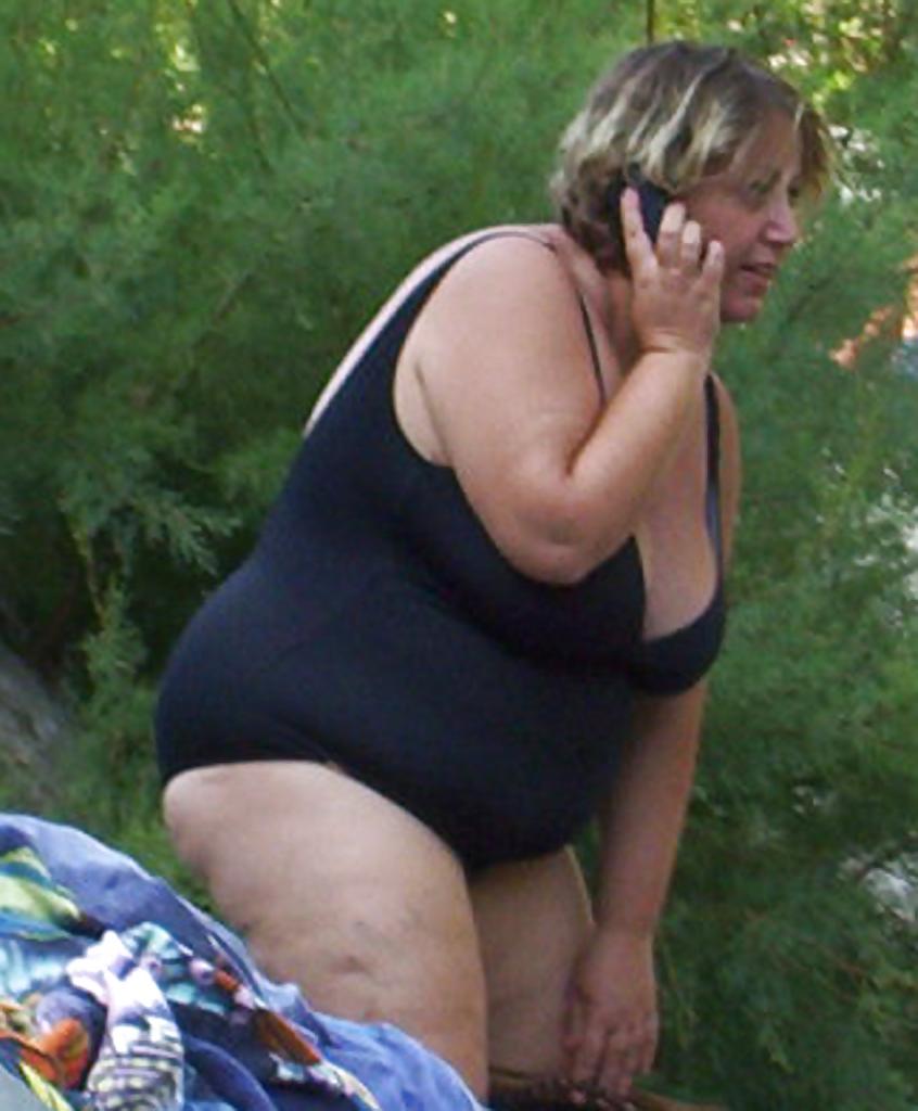 8P Candid BBW Mom One Piece