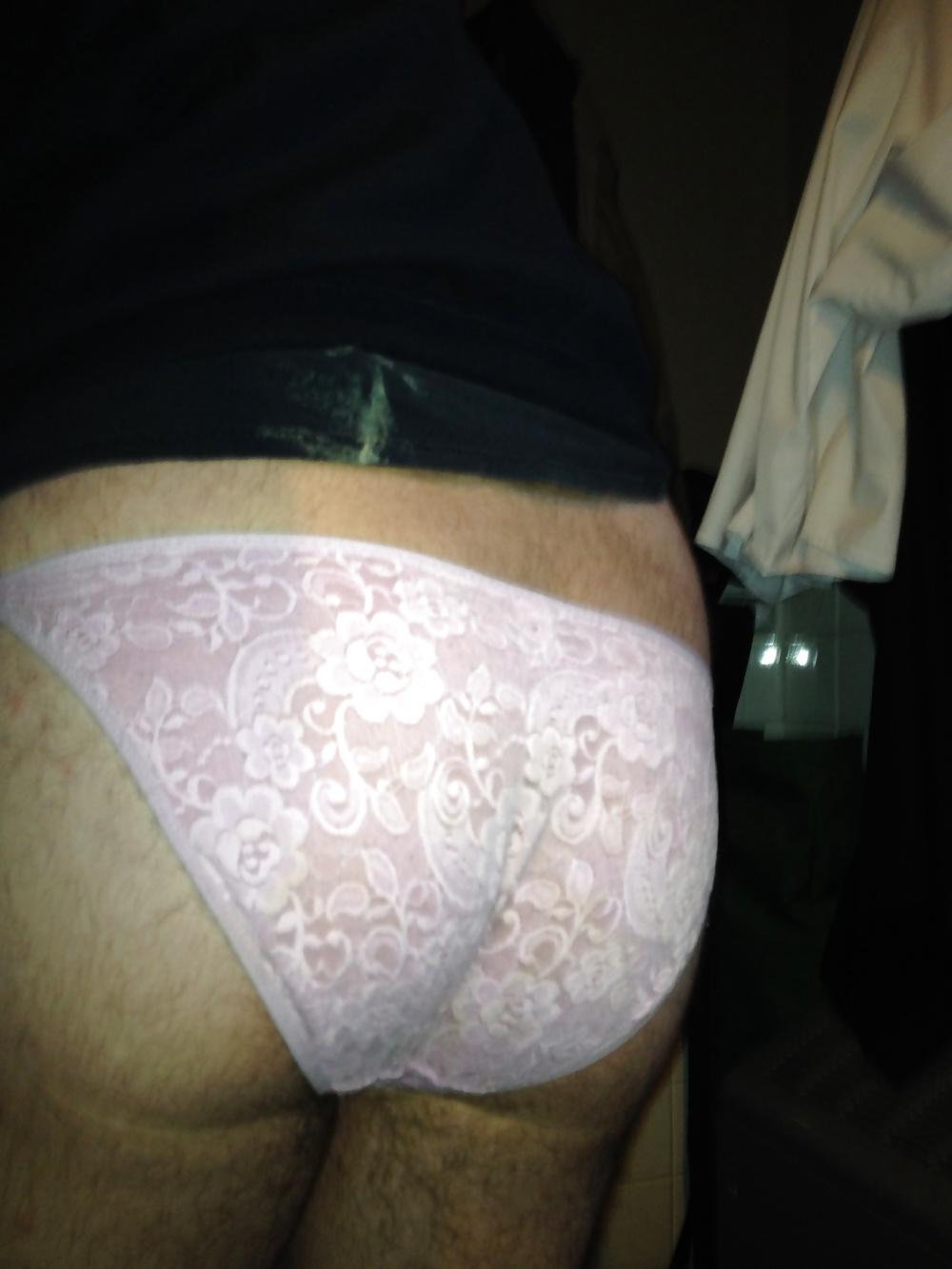 12P Pink lace at work today