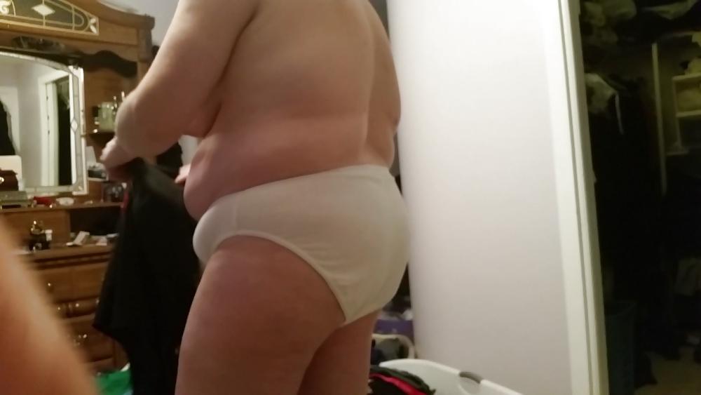 25P More of my naked, half naked bbw hairy pussy wife
