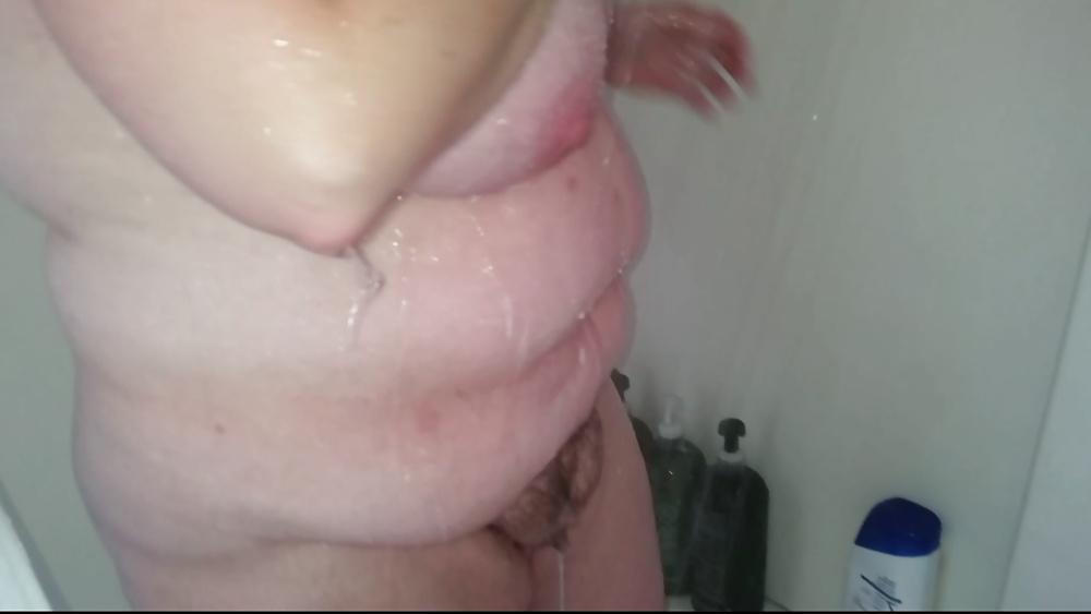 25P More of my naked, half naked bbw hairy pussy wife
