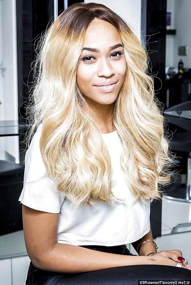 25P Black chicks with blonde hair