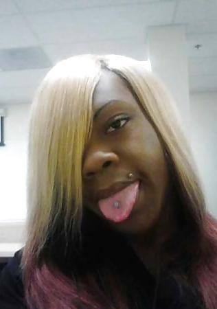 25P Black chicks with blonde hair