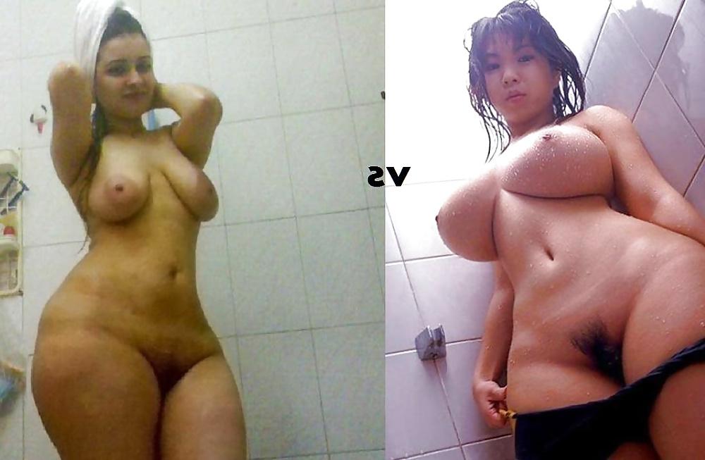 15P Asian Women VS Indian Women