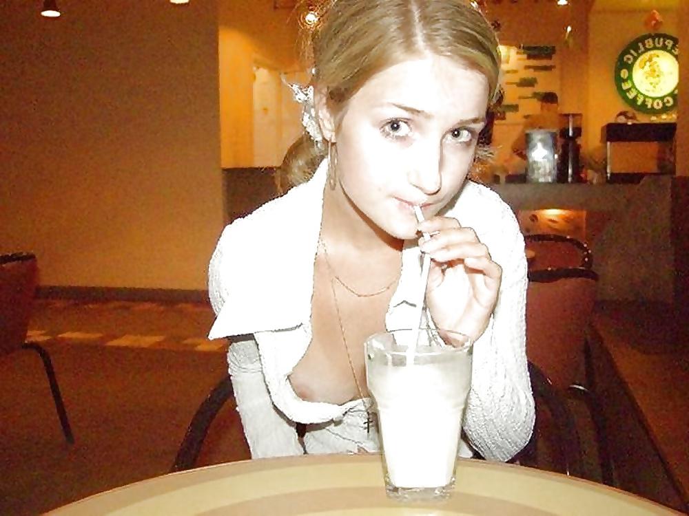 25P Downblouse Nipples & Cleavage - 2