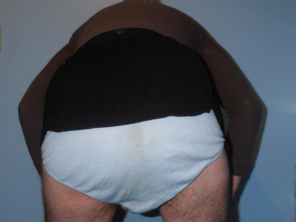 7P Granny neighbor's BBW granny panties with schoolgirl outfit