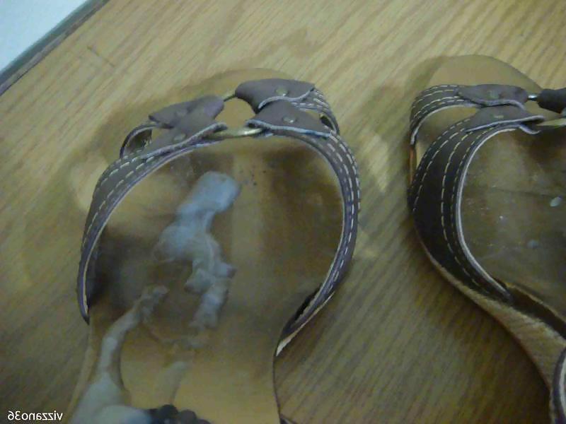 25P Sandalia Anabela marrom