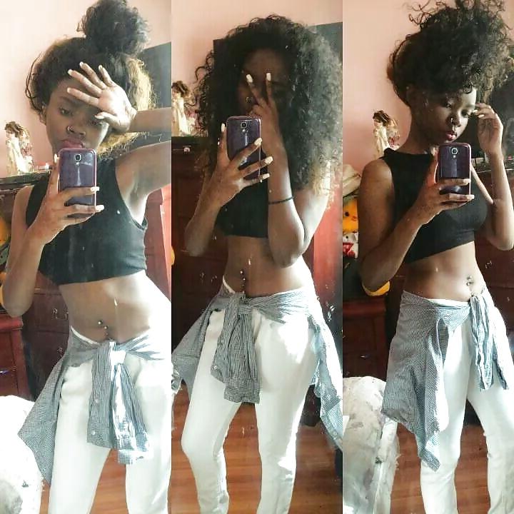 25P Amateur black teens