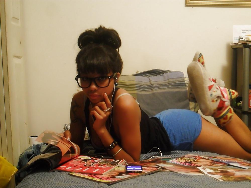 25P Amateur black teens
