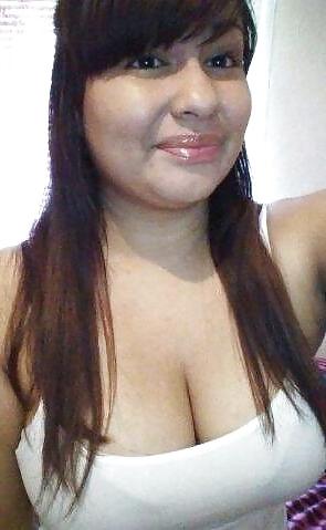 16P Fb selfies with cleavage