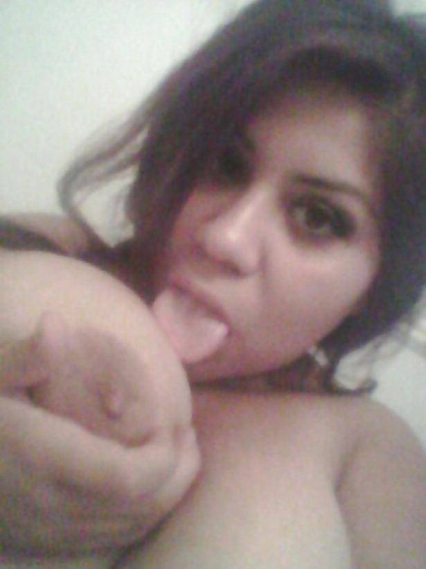 25P All Natural Tits With Dark Brown Nipples